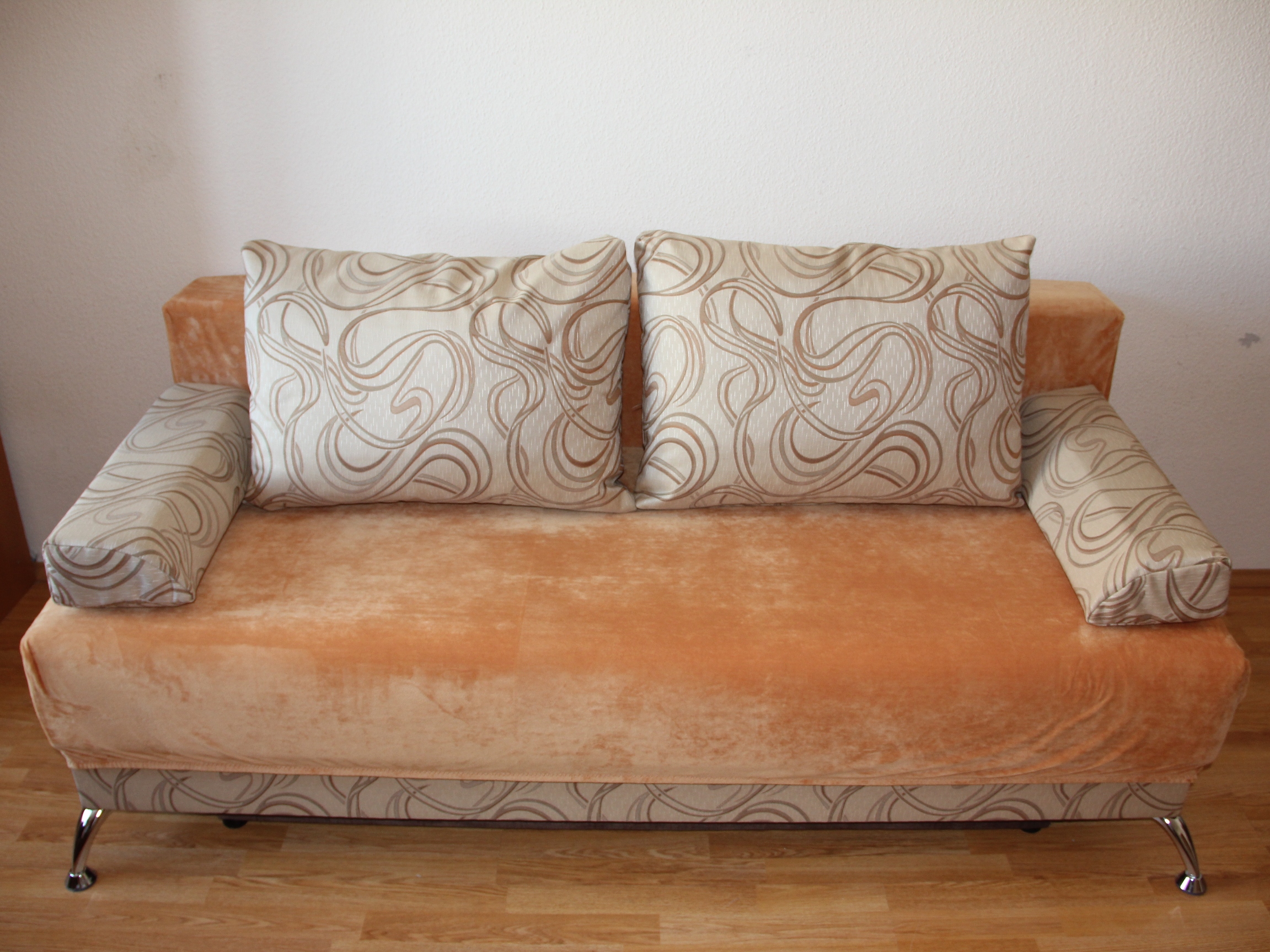 Чехол на трехместный диван типа Еврокнижка, КАРАМЕЛЬ — Интернет-магазинТонус-Магия